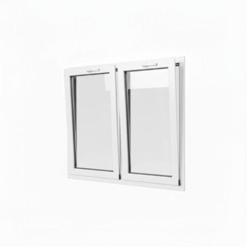 Fenêtre PVC 2 vantaux – soufflet