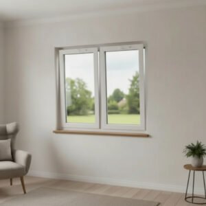 Fenêtre PVC 2 vantaux – soufflet décore