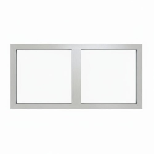 Fenêtre fixe simple aluminium + 1 fixe