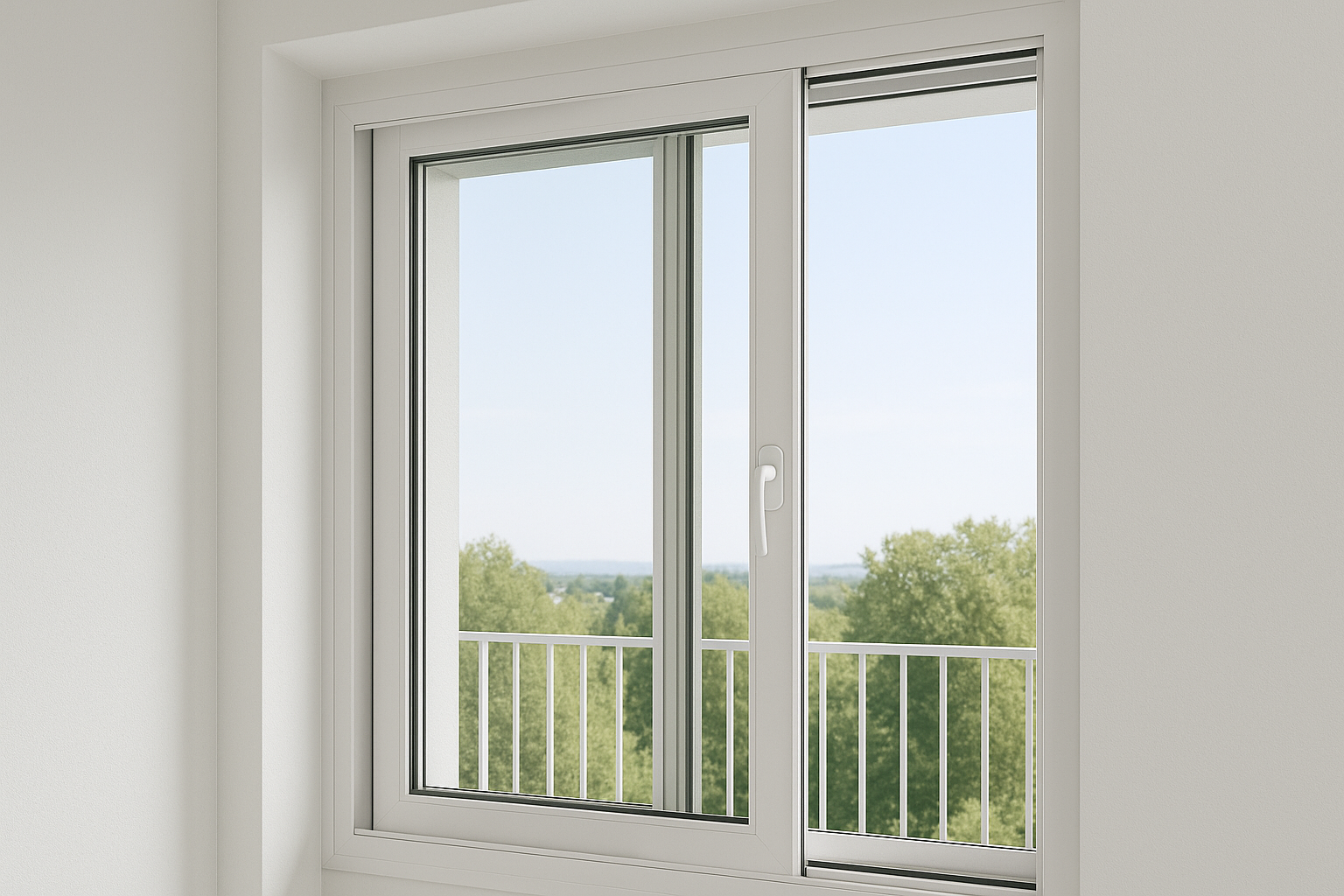 Fenêtres à galandage PVC