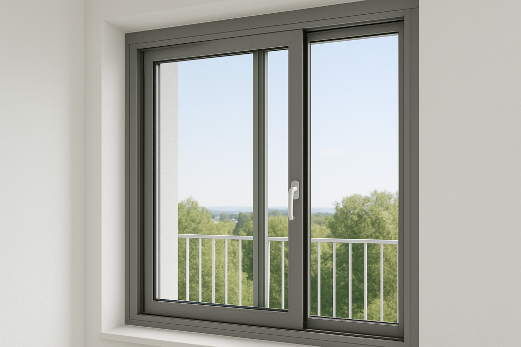 Fenêtres à galandage en aluminium