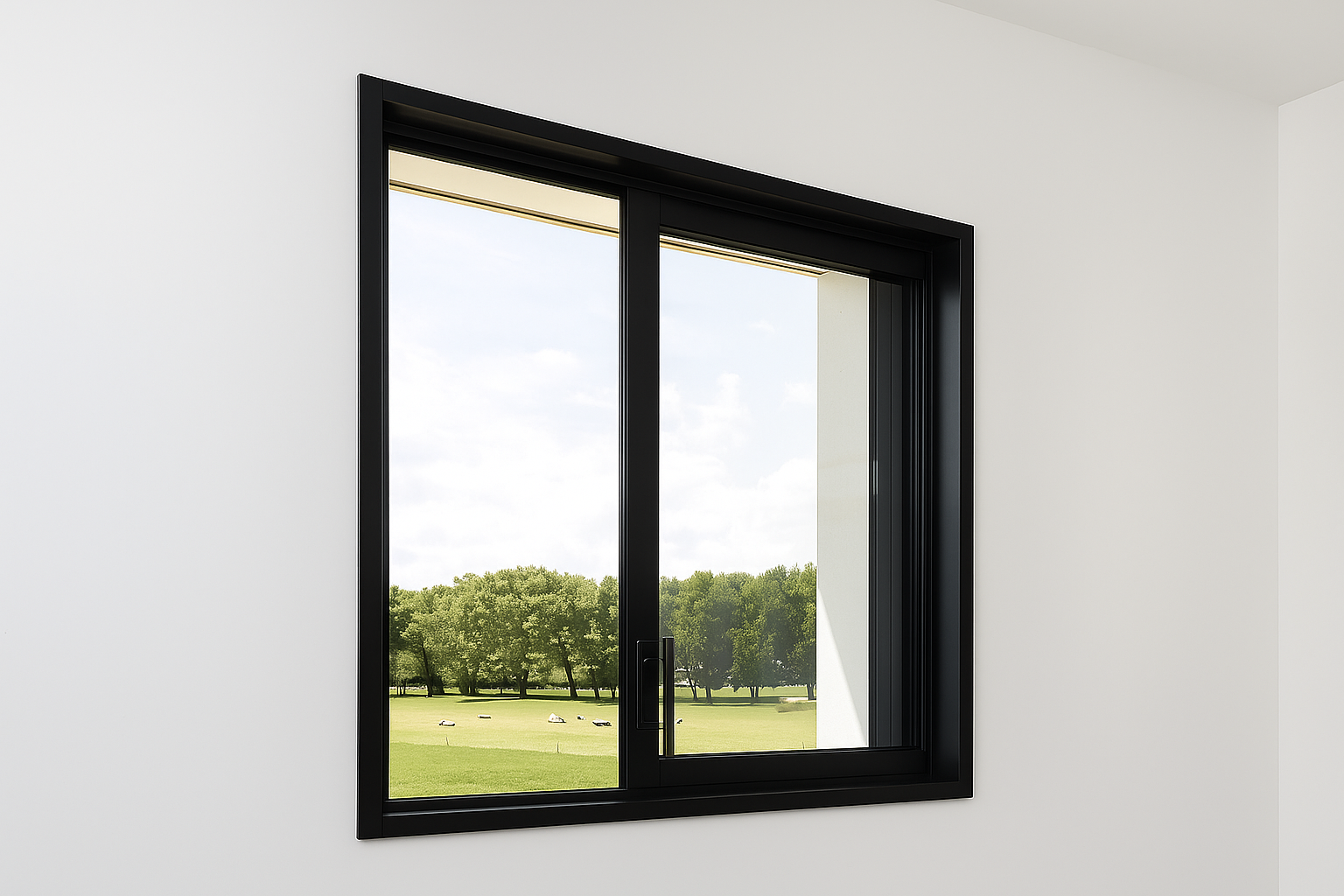 Fenêtre galandage aluminium