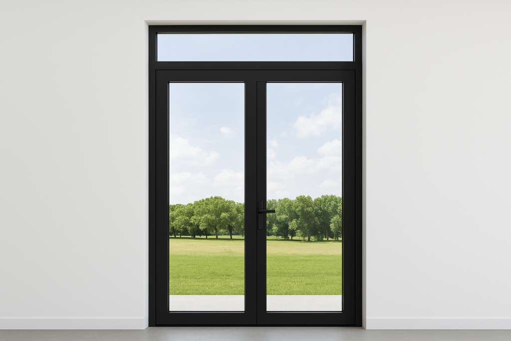 Porte d'entrée avec imposte