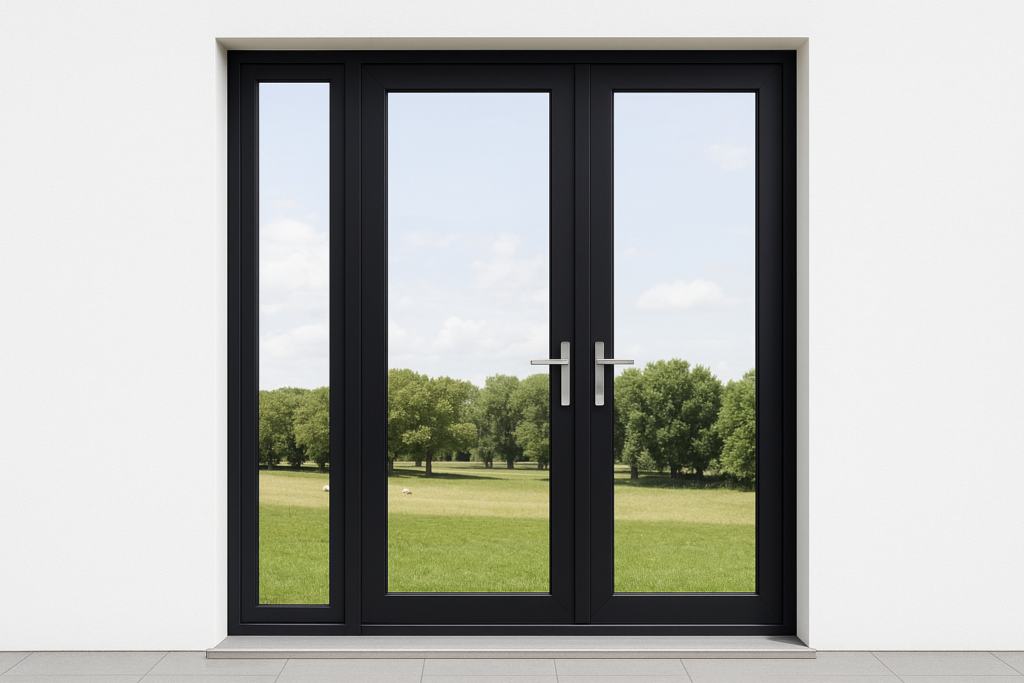 Porte d'entrée avec tierce