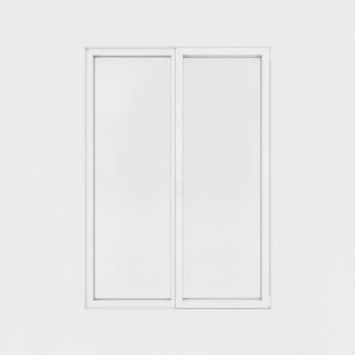 Porte-fenêtre PVC 1 vantail + 1 fixe – ouverture oscillo-battante Porte-fenêtre PVC 1 vantail + 1 fixe – ouverture oscillo-battante