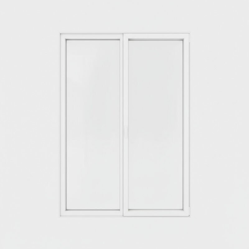Porte-fenêtre PVC 1 vantail + 1 fixe – ouverture oscillo-battante