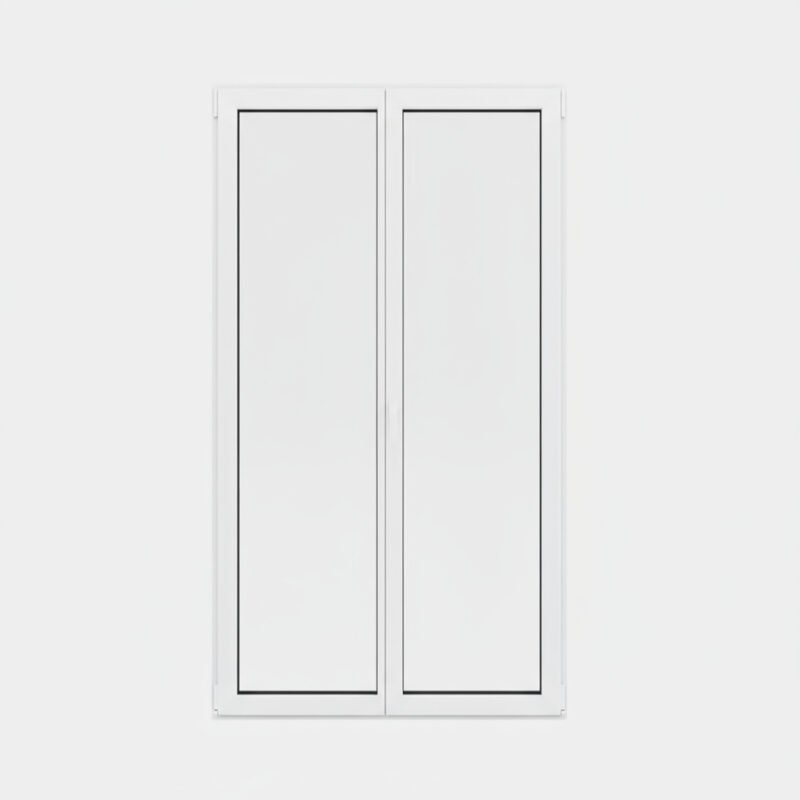 Porte-fenêtre PVC 2 vantaux – ouverture à la française