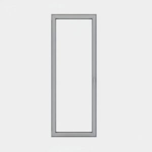 Porte-fenêtre alu 1 vantail – ouverture oscillo-battante