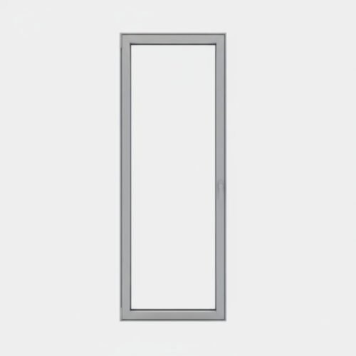 Porte-fenêtre alu 1 vantail – ouverture oscillo-battante