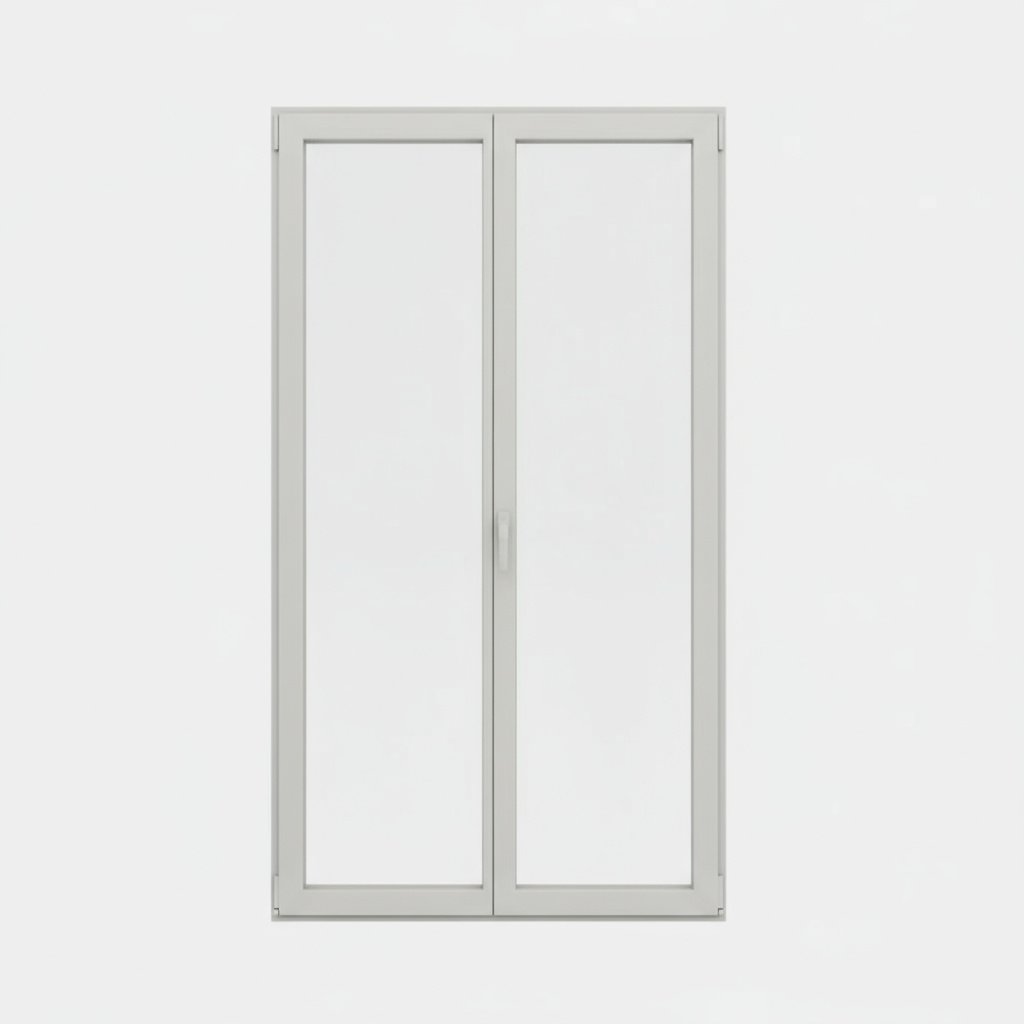 Porte-fenêtre sur mesure aluminium 2 vantaux à la française