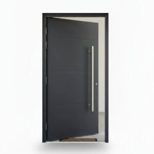 Porte d’entrée aluminium Schüco ADS 60 CH 1 vantail