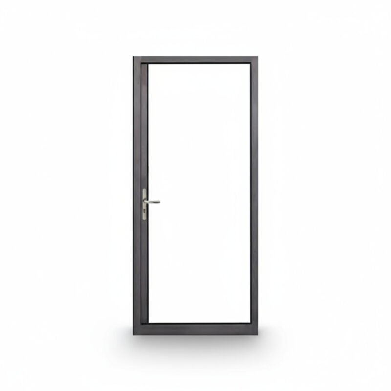 porte entrée 1 vantail vitrée