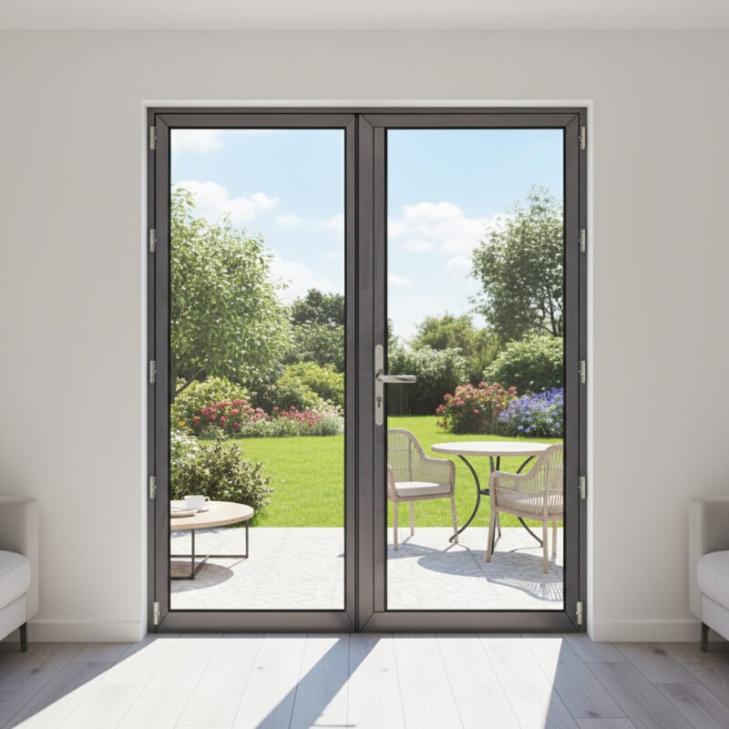 porte entrée 2 vantaux décore