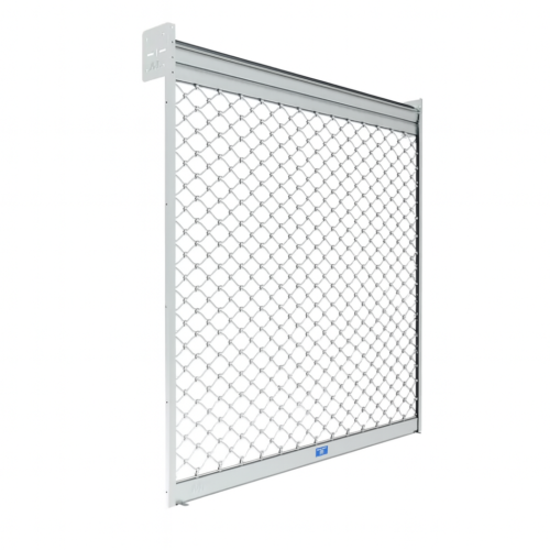 Grille métallique roulante à tubes ondulés Grille métallique roulante à tubes ondulés