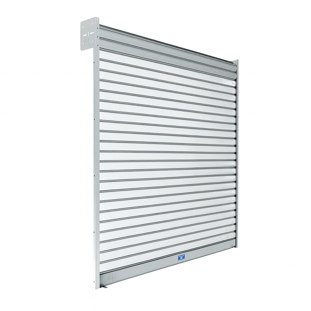 Rideau métallique à lames perforées sur mesure