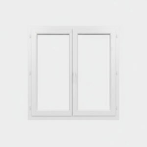 Fenêtre PVC 2 vantaux – ouverture à la française