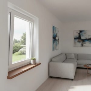 Fenêtre PVC ARALYA Design 1 vantail – ouverture oscillo-battante