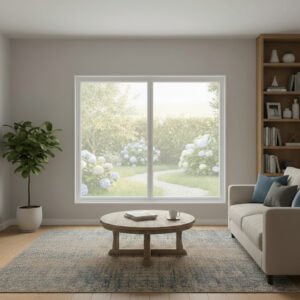 baie vitrée fixe 2 vantaux dans un décore pvc baie vitrée fixe 2 vantaux dans un décore pvc