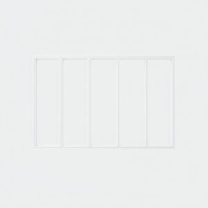 baie vitrée fixe 5 vantaux pvc