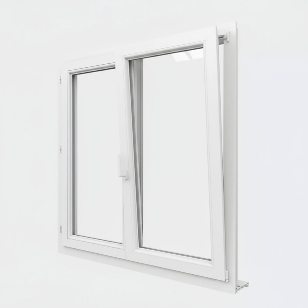 Fenêtre PVC 2 vantaux – ouverture oscillo-battante