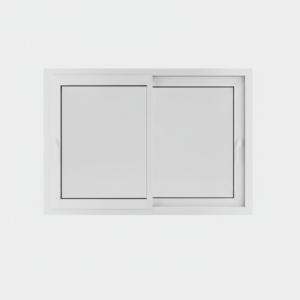 Fenêtre coulissante alu gamme REHAU Slinova X – 2 vantaux, 2 rails Fenêtre coulissante alu gamme REHAU Slinova X – 2 vantaux, 2 rails