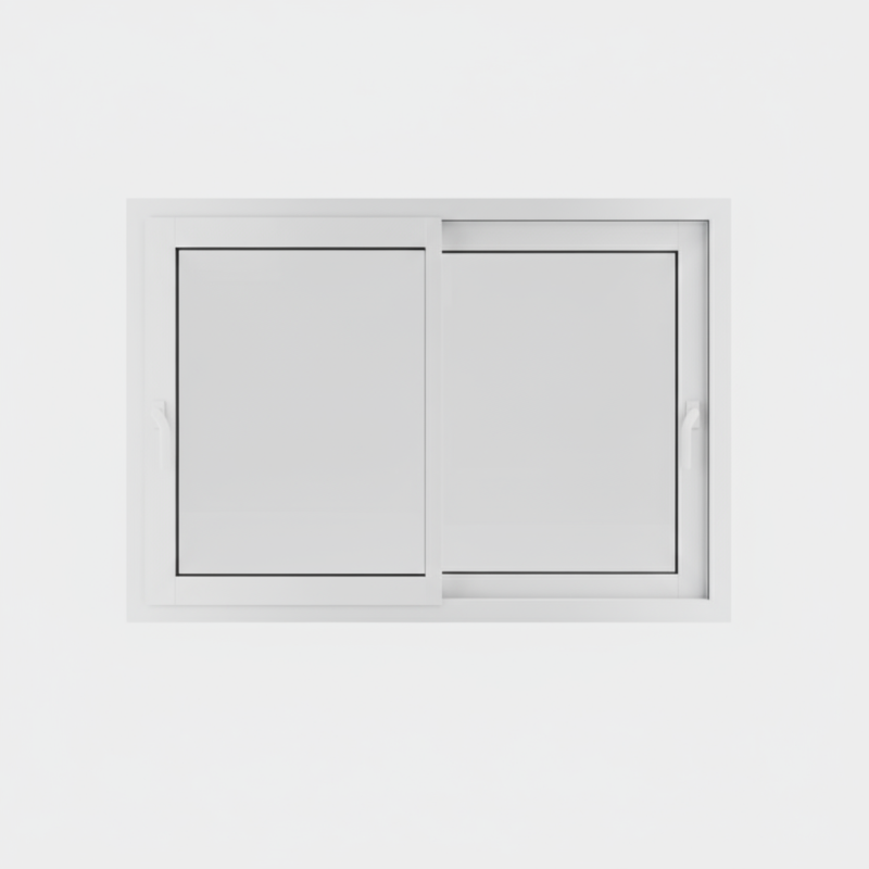 Fenêtre coulissante alu gamme REHAU Slinova X – 2 vantaux, 2 rails Fenêtre coulissante alu gamme REHAU Slinova X – 2 vantaux, 2 rails