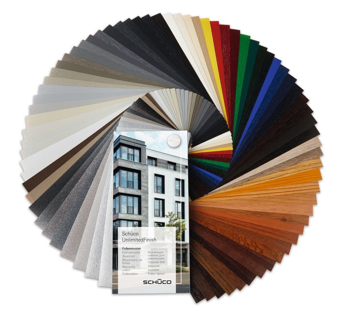 Échantillons de couleurs RAL pour fenêtres aluminium en finition mate